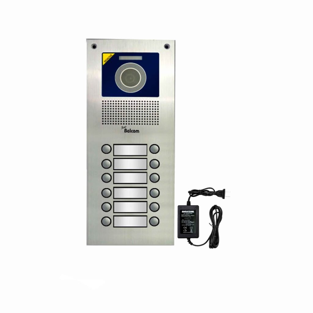 PE-7112 Portero de 12 puntos con Cámara Belcom - Top Security Perú